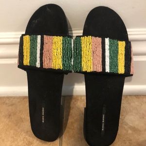 Zara basic tribal sandal